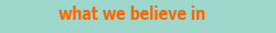 what we believe in